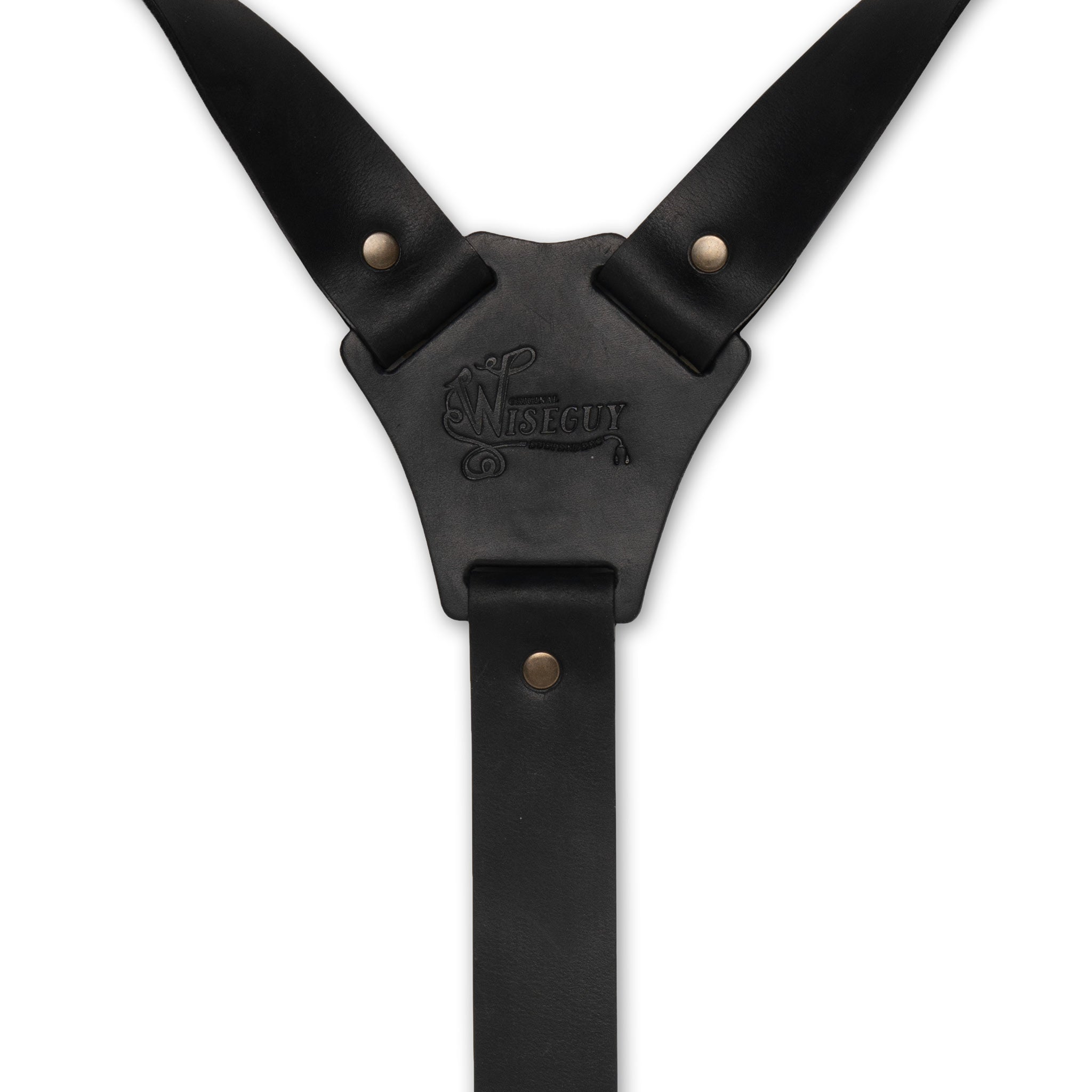 Crazy Horse Black Wide Suspenders No. L2015