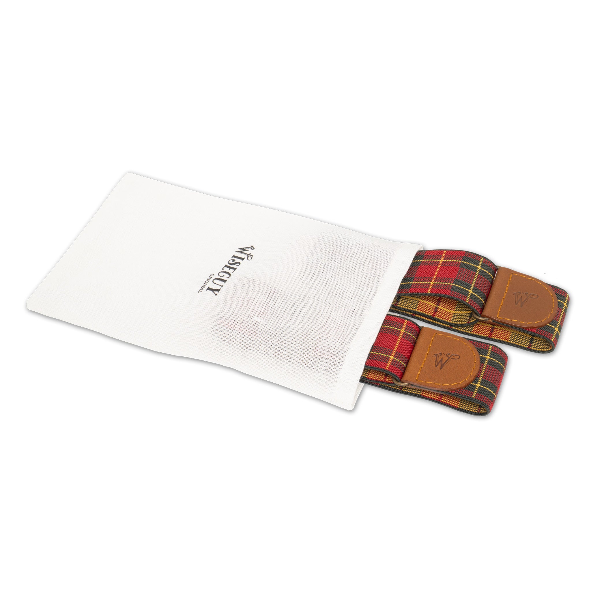 Sleeve Garters Tartan Red-Green No. S5413
