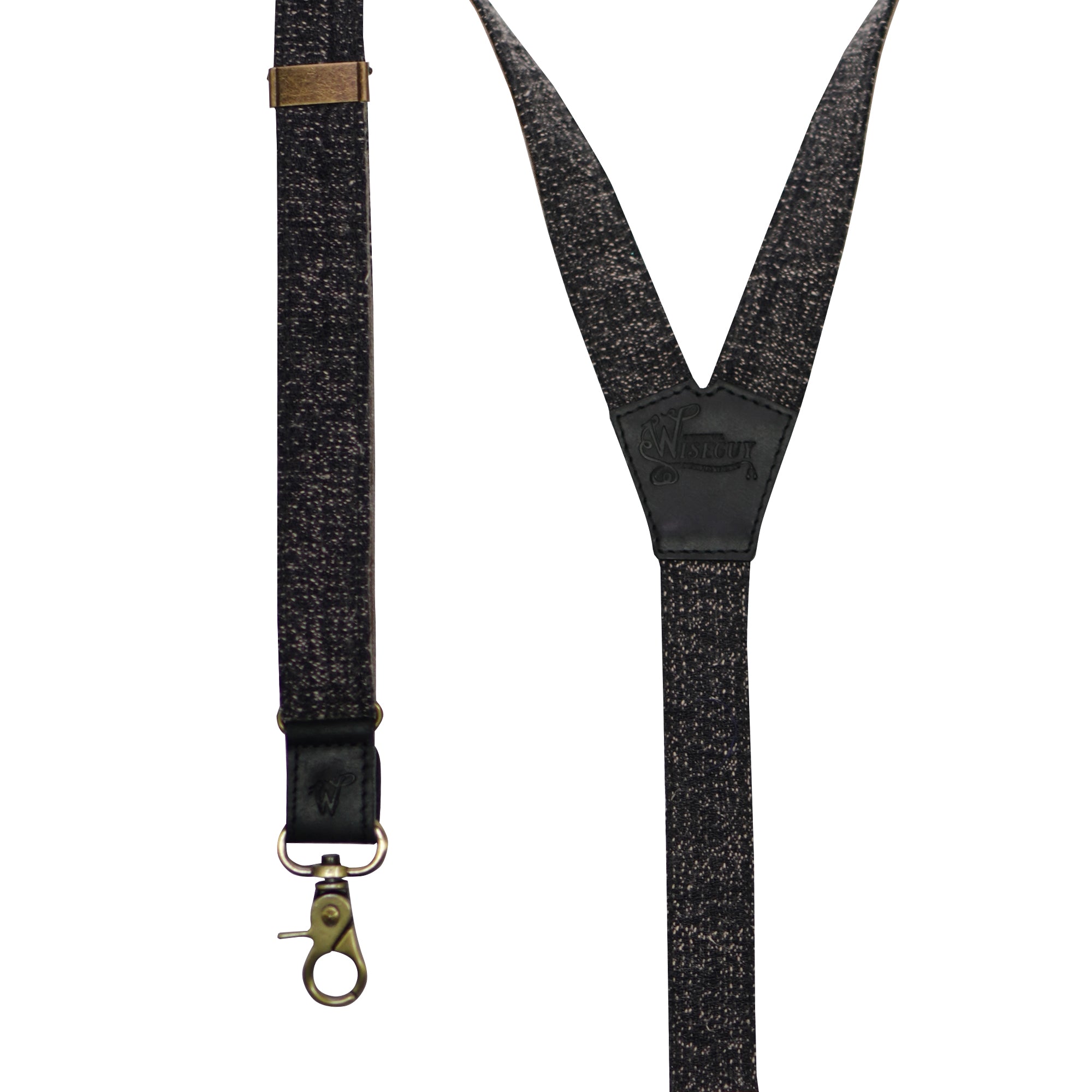 Cotton The Astronomer Black Slim Suspenders No. G7210