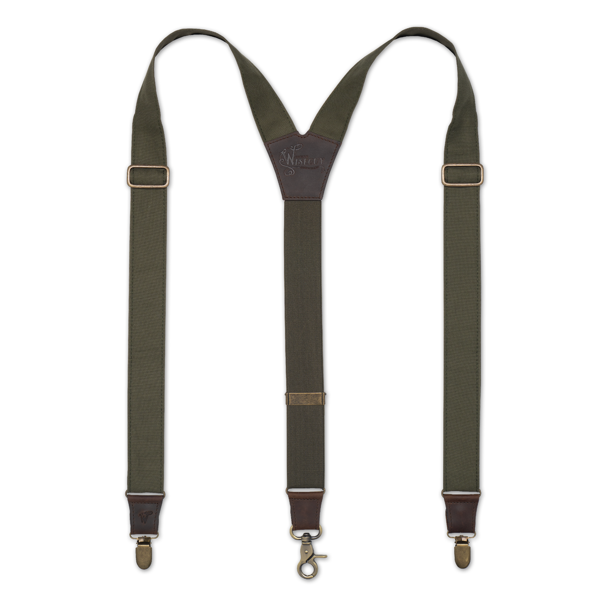 Mad Dog Green Wide Suspenders No. C6101