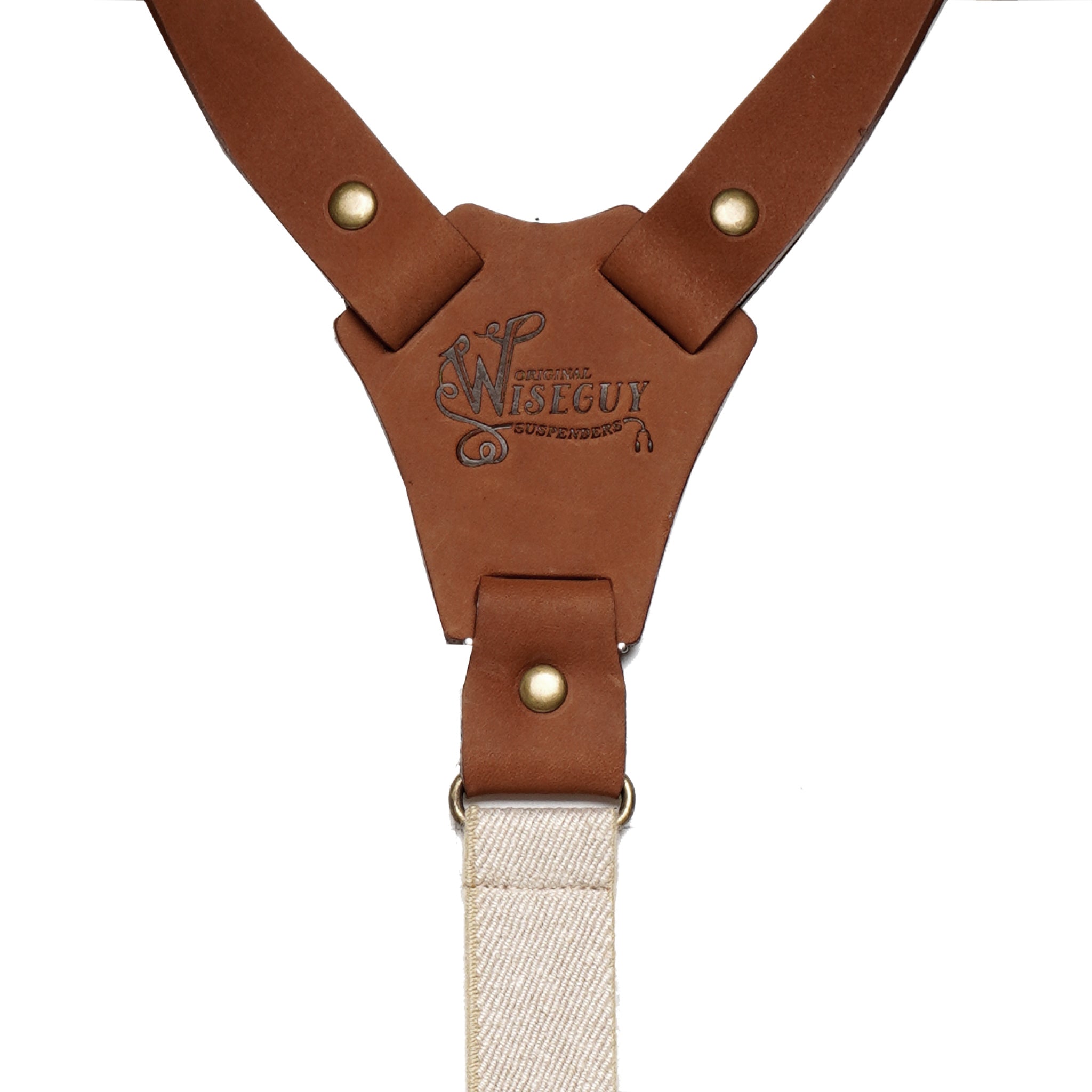 Authentic nubuck leather Army Green Flex Suspenders – Charger