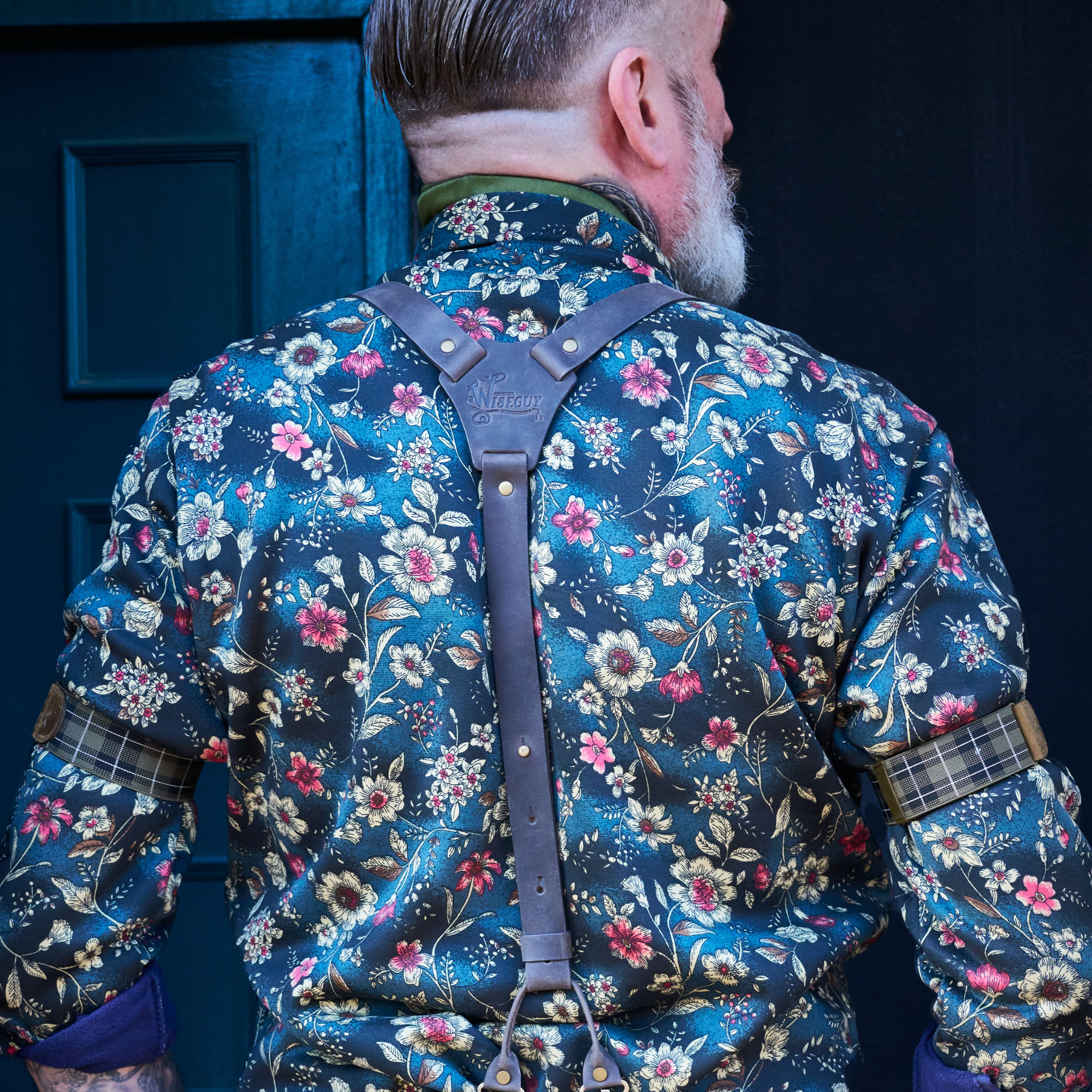 Dakota Olivgrüne schmale Hosenträger No. L2014