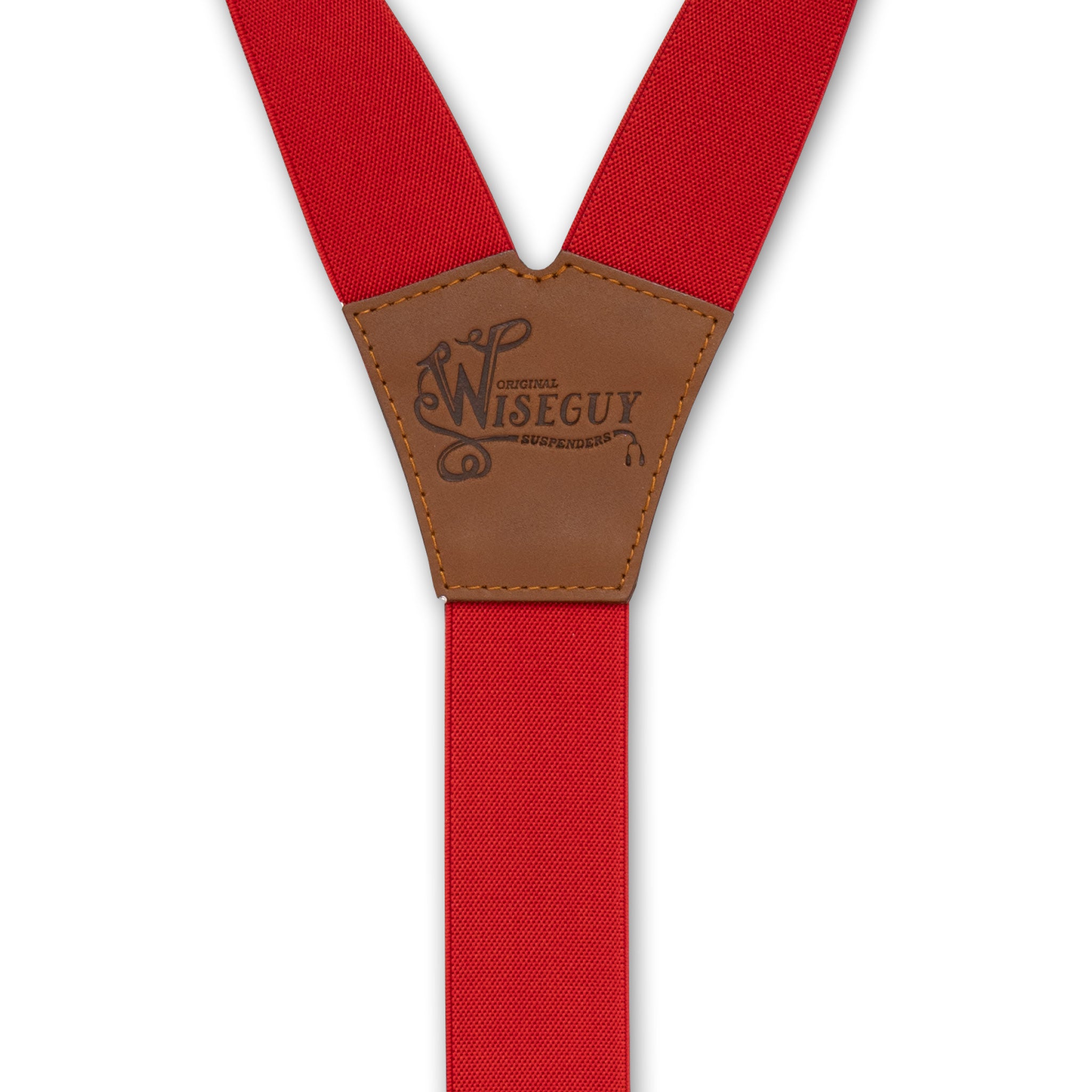 Essential Blood Red Wide Suspenders No. E5017