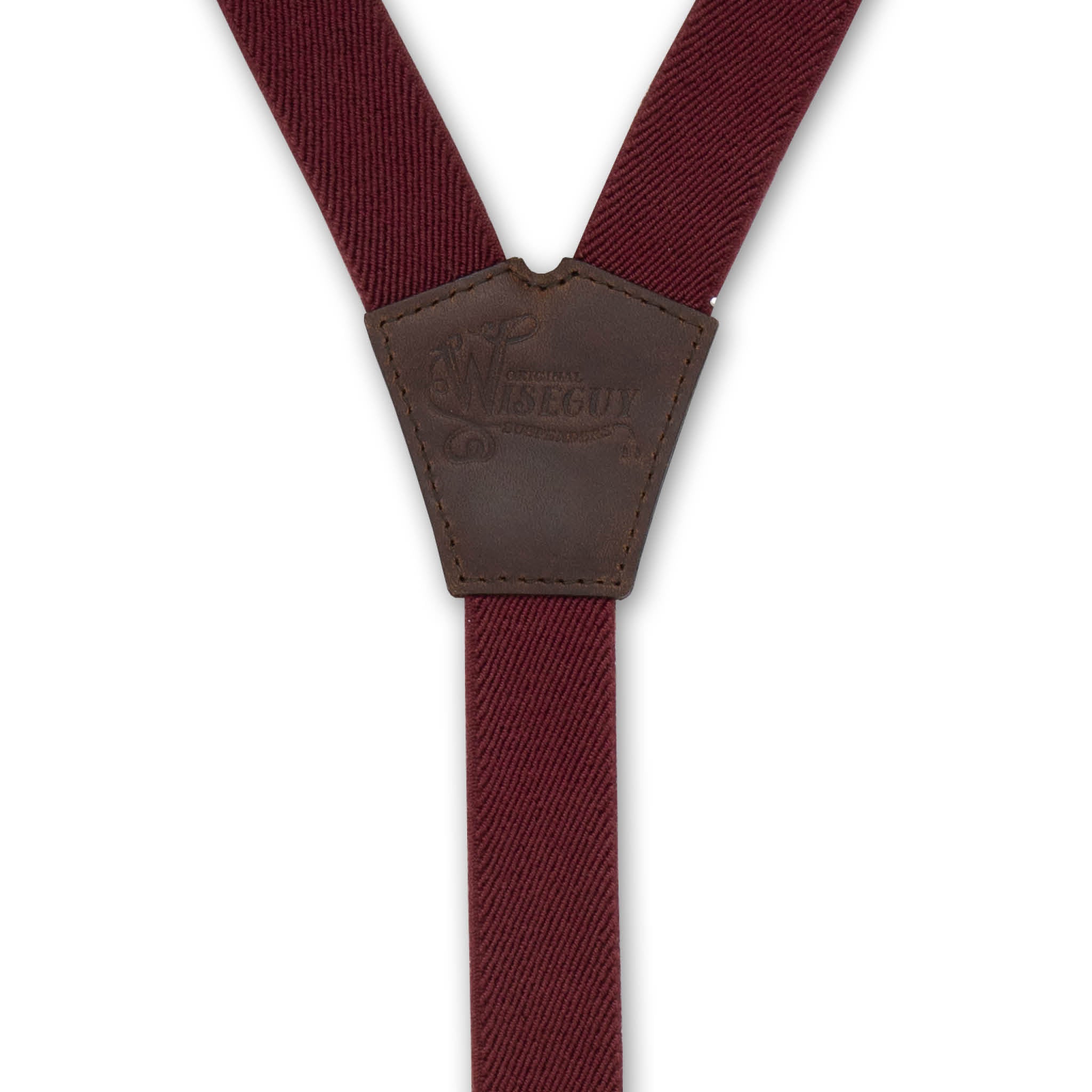 Essential Cordavan Burgundy Slim Suspenders No. E5022