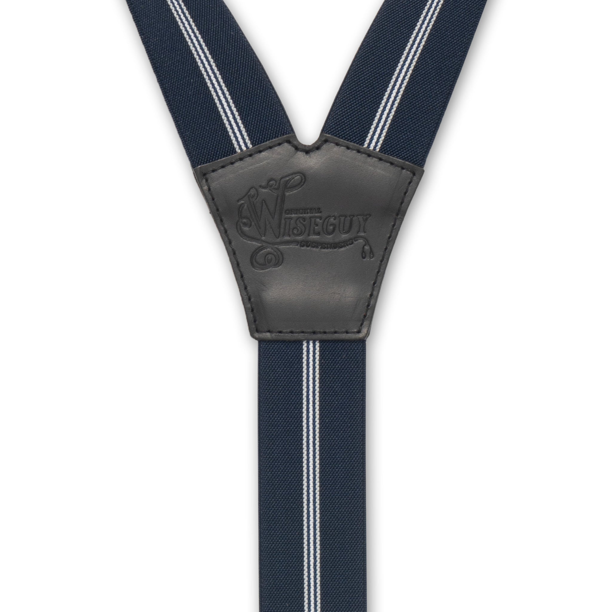 Dapper The Dealmaker Navy Blue Wide Suspenders No. E5323