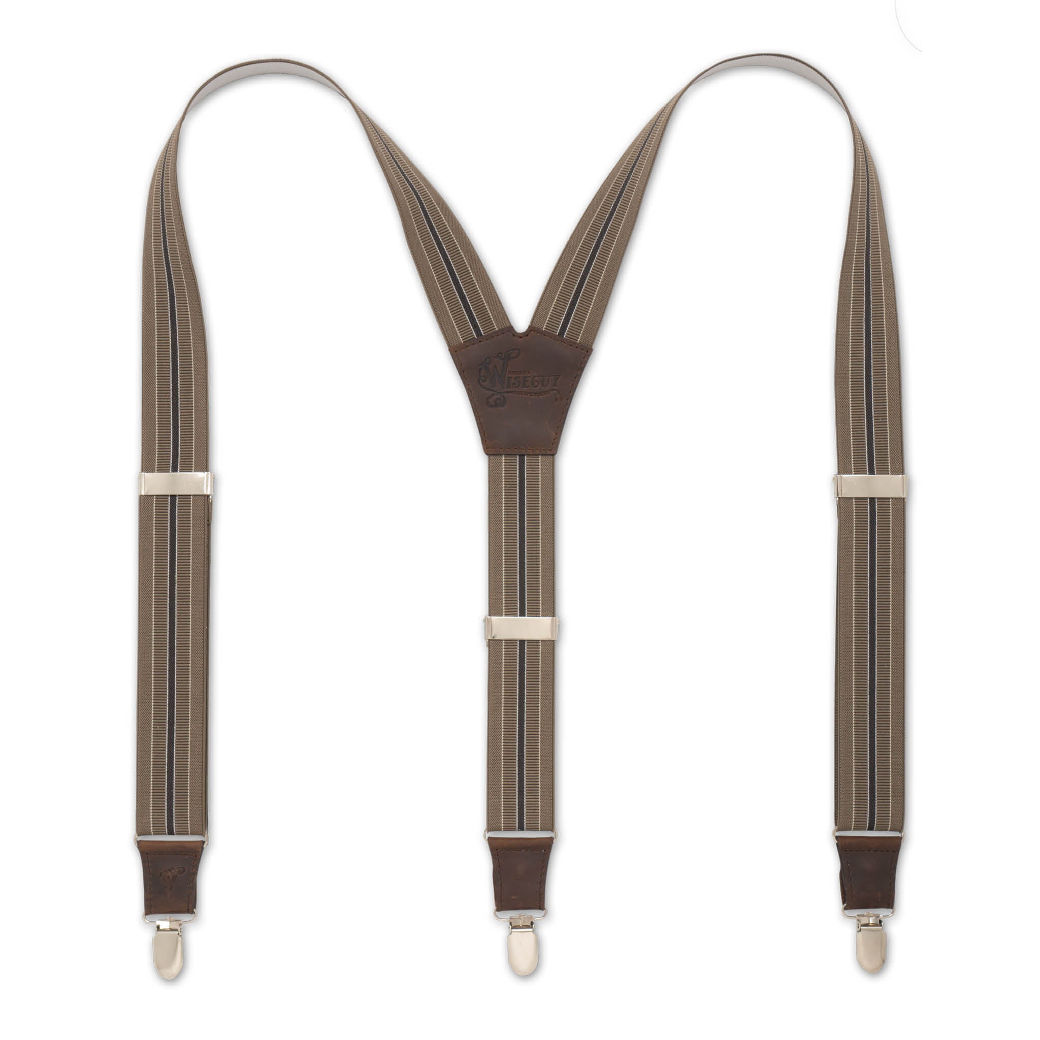 Dapper The Doctor Coffeebrown Wide Suspenders No. E5324