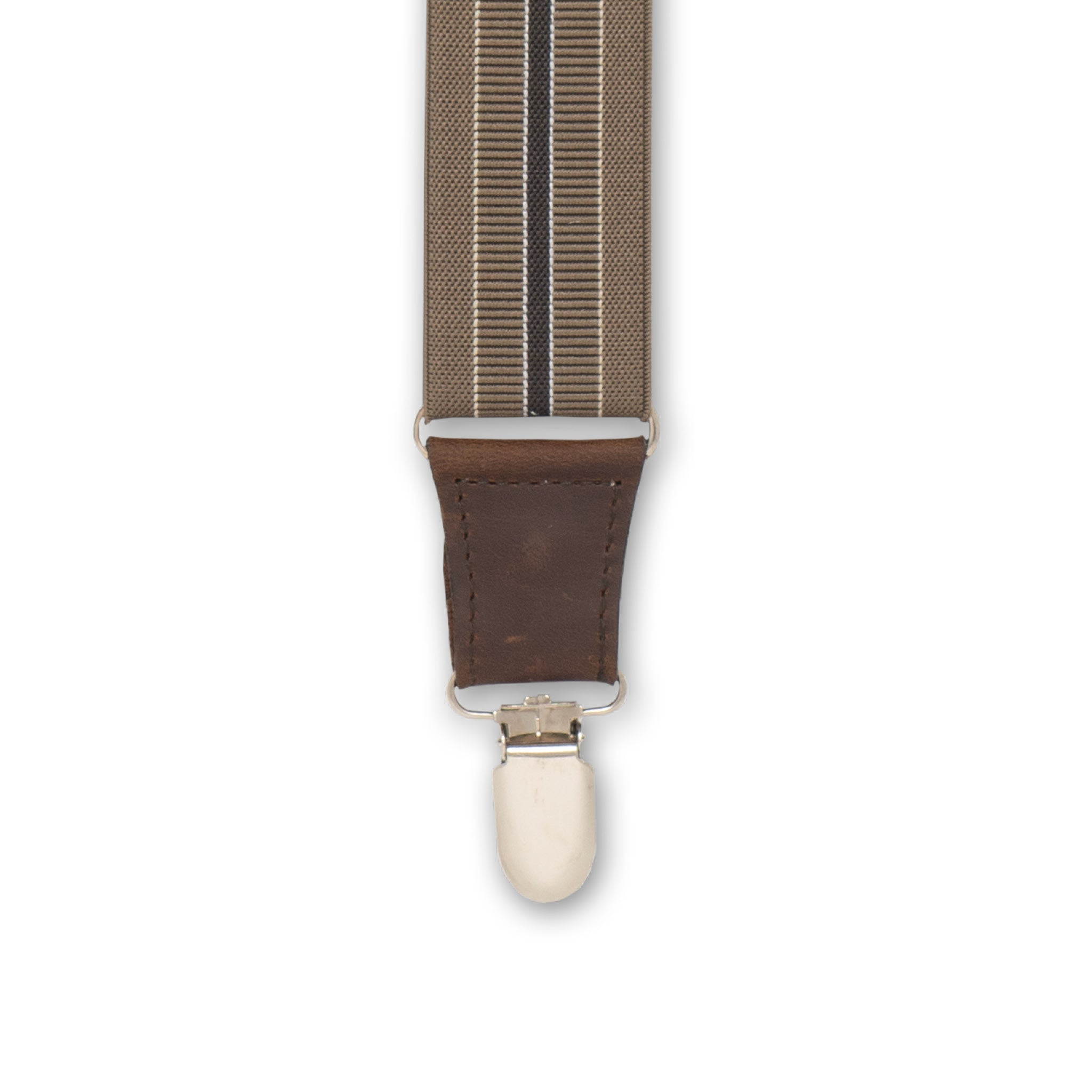 European manufactured elastic Dark Brown Suspenders – Dapper