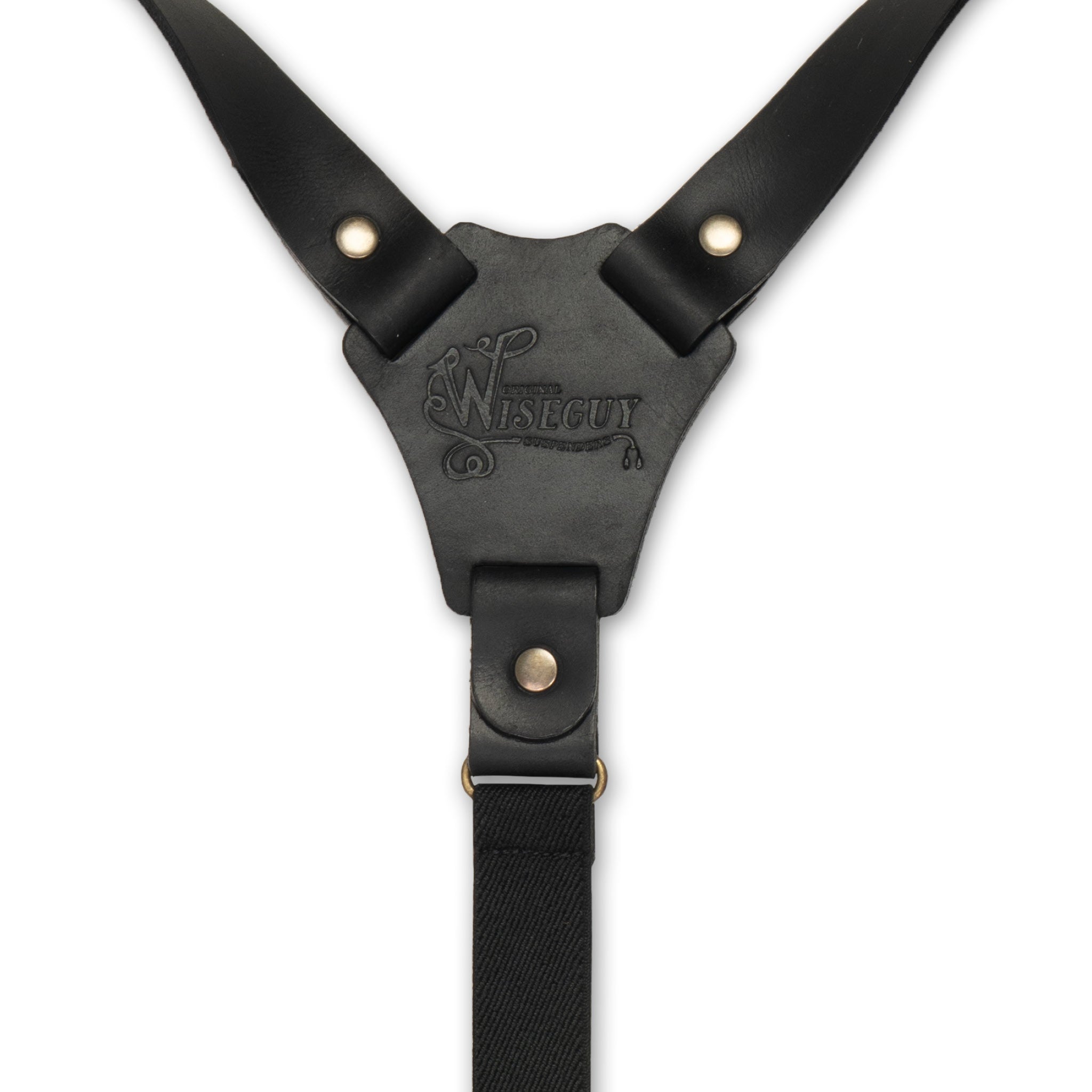 Authentic nubuck leather Black Flex Suspenders – Crazy Horse Flex