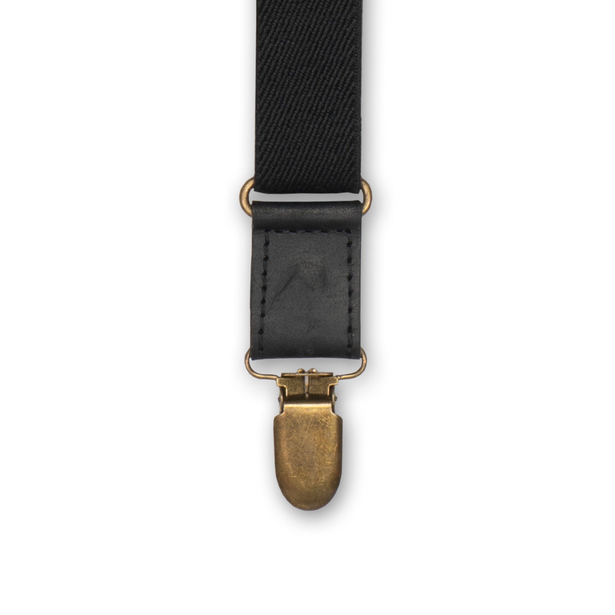 Crazy Horse Flex Black Slim Suspenders No. F2111