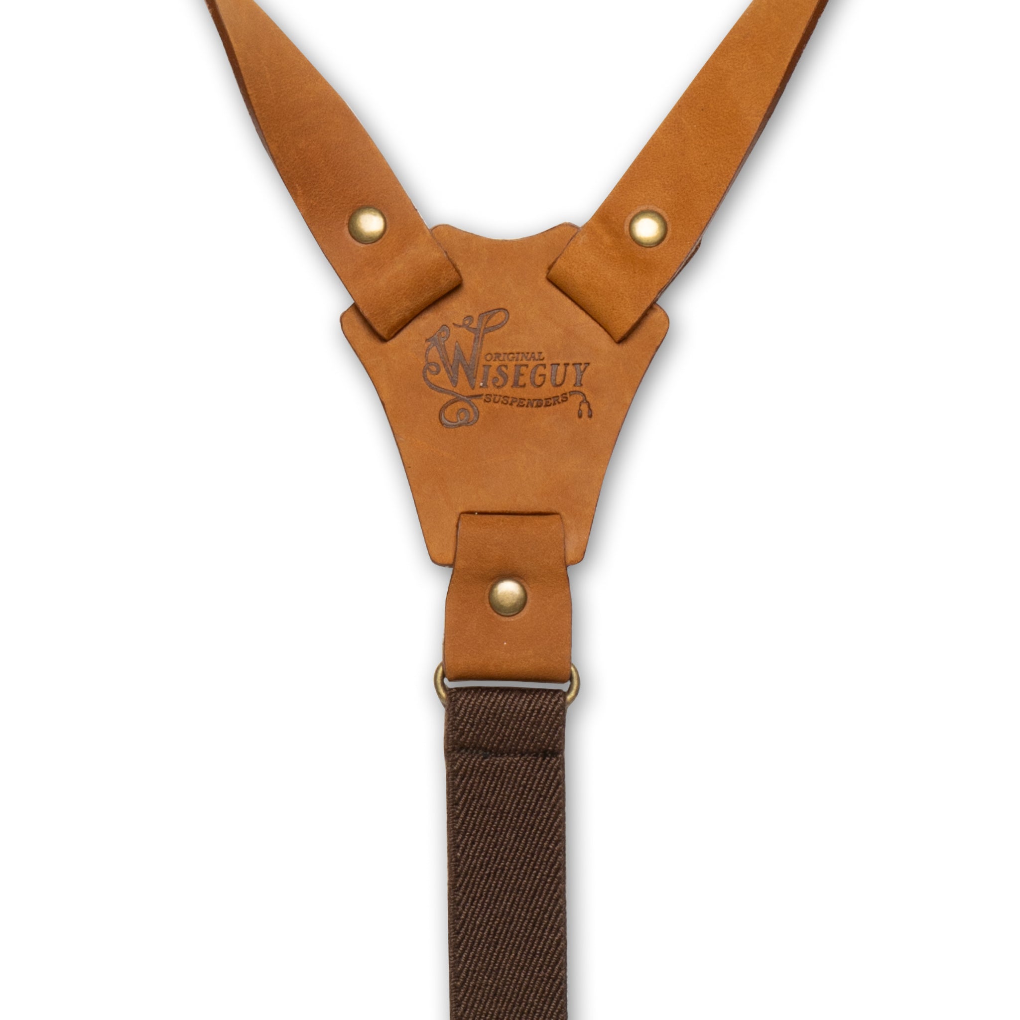 Crazy Horse Flex Camel Brown Skinny Suspenders No. F2112