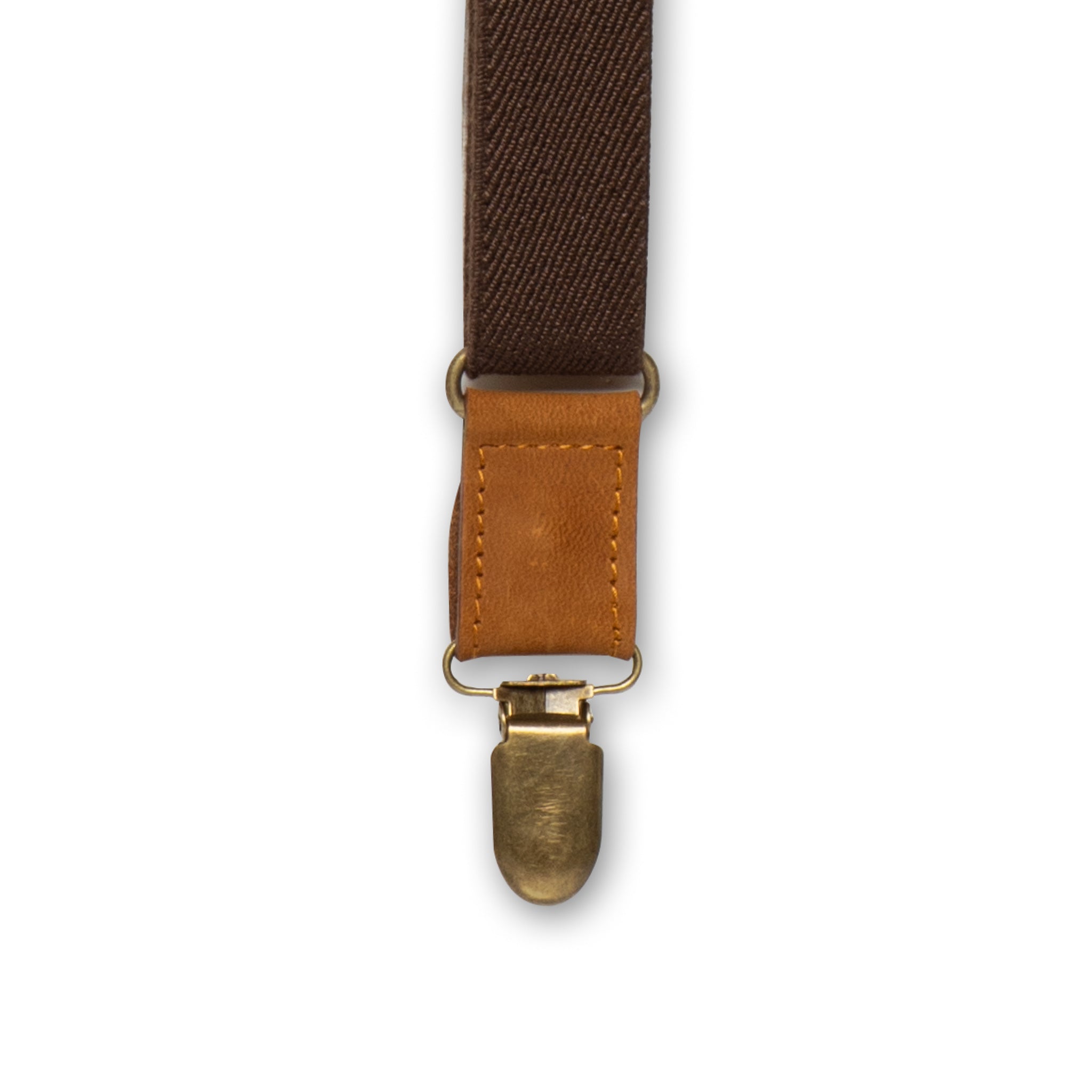 Crazy Horse Flex Camel Brown Skinny Suspenders No. F2112