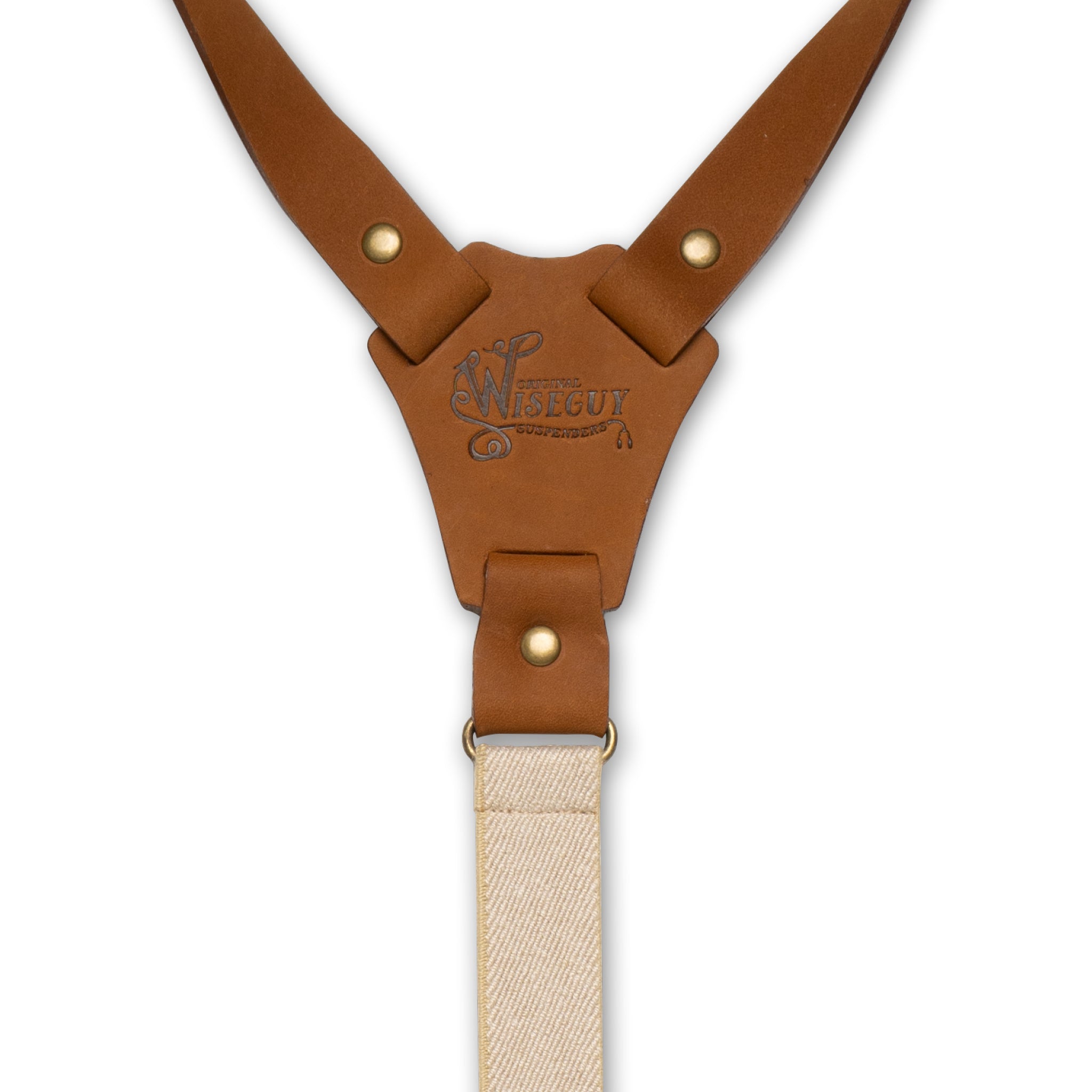 Authentic nubuck leather Camel Brown Flex Suspenders – Crazy Horse