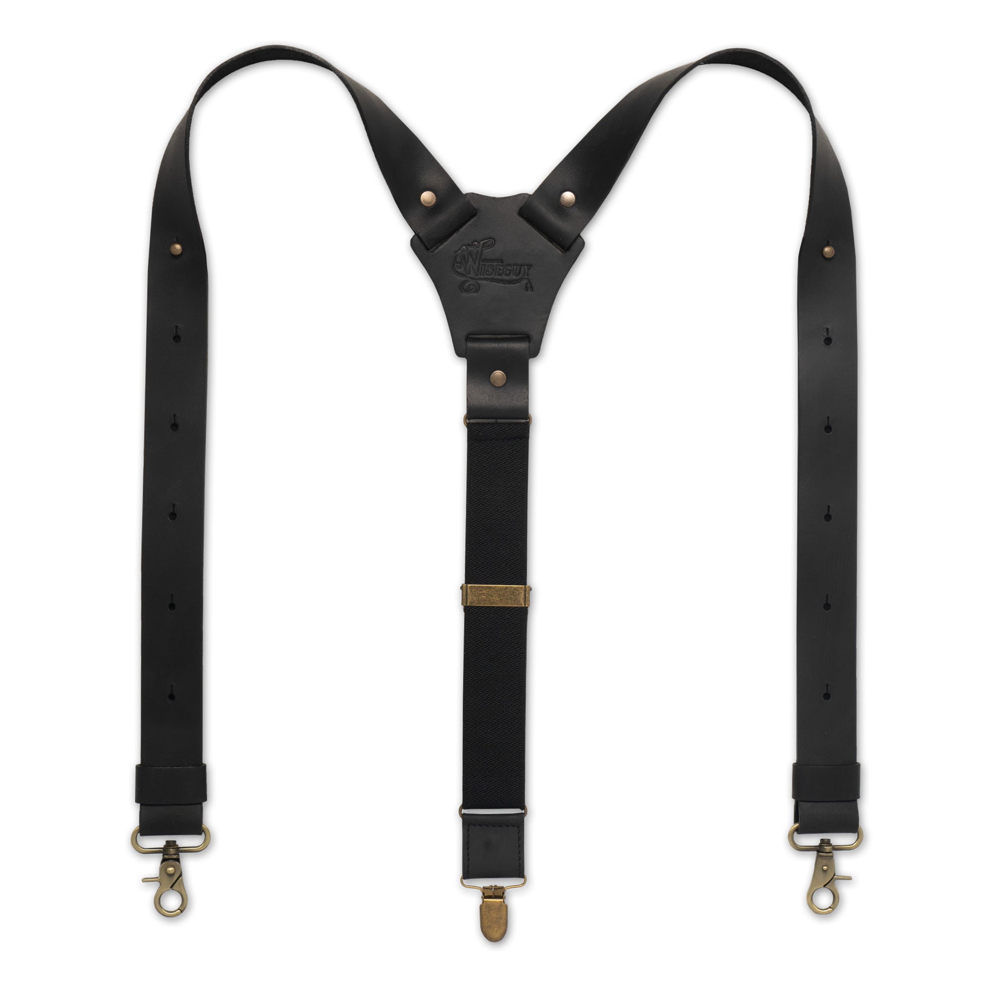 Crazy Horse Flex Black Wide Suspenders No. F2129