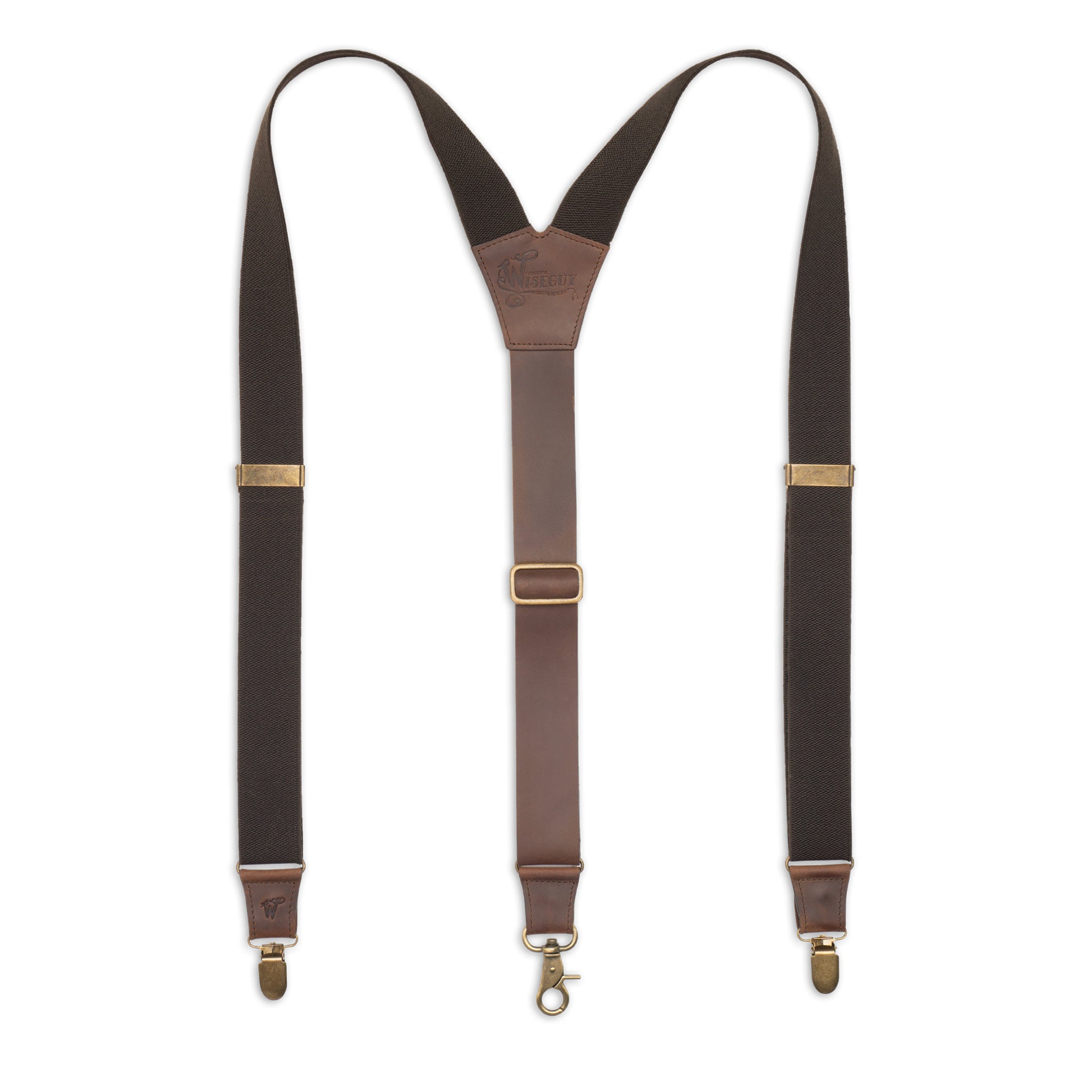 Charger Brown Wide Suspenders No. F3012