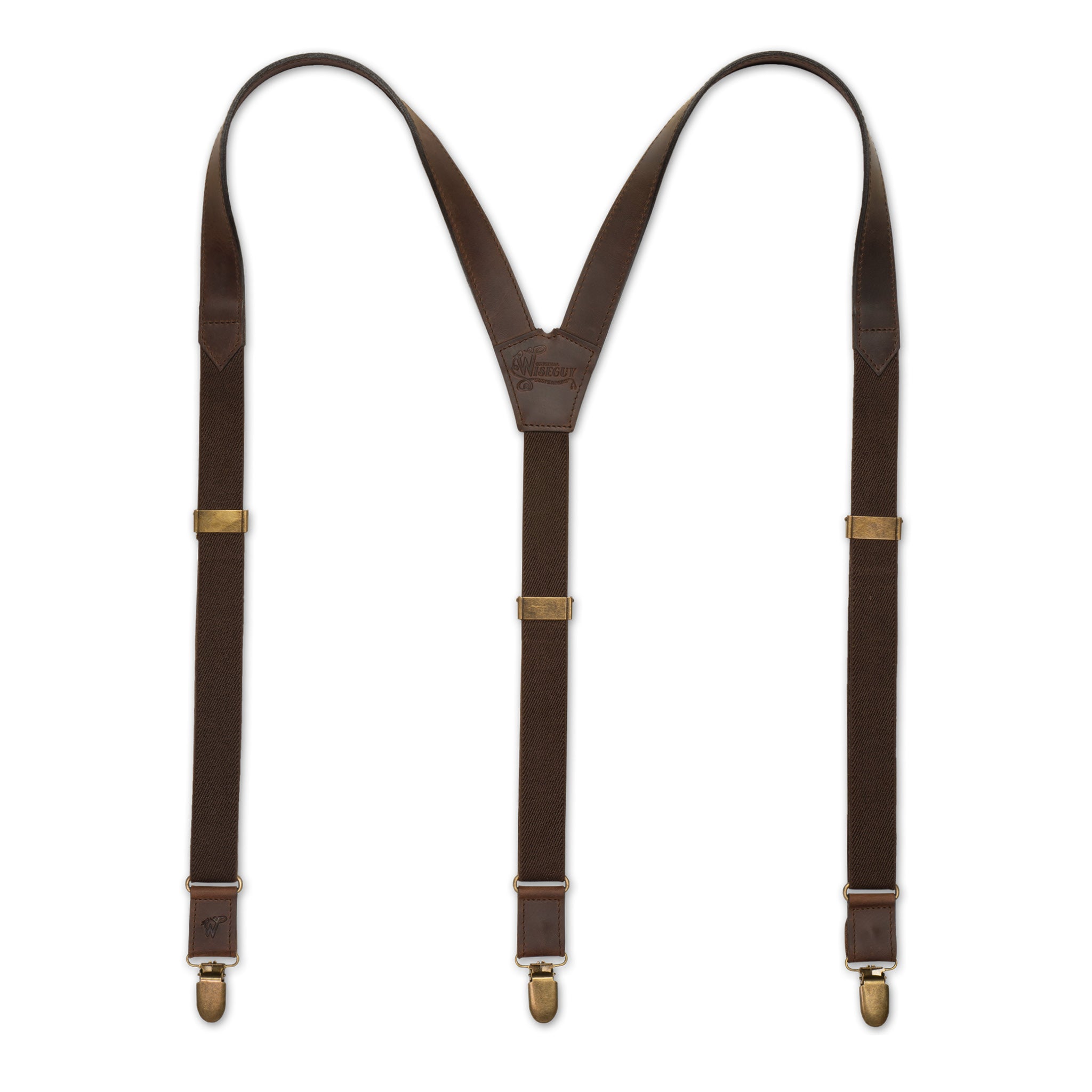 Associate Brown Slim Suspenders No. F4010