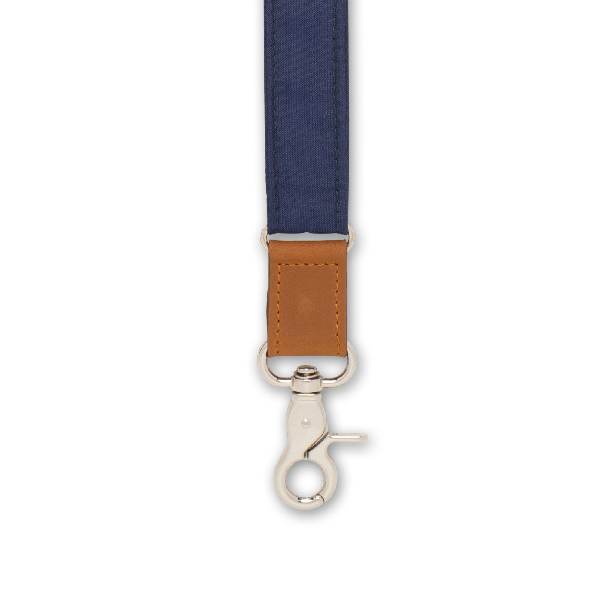 Silk Navy Blue Suspenders – The Navigator – Slim (1 inch / 2,5 cm