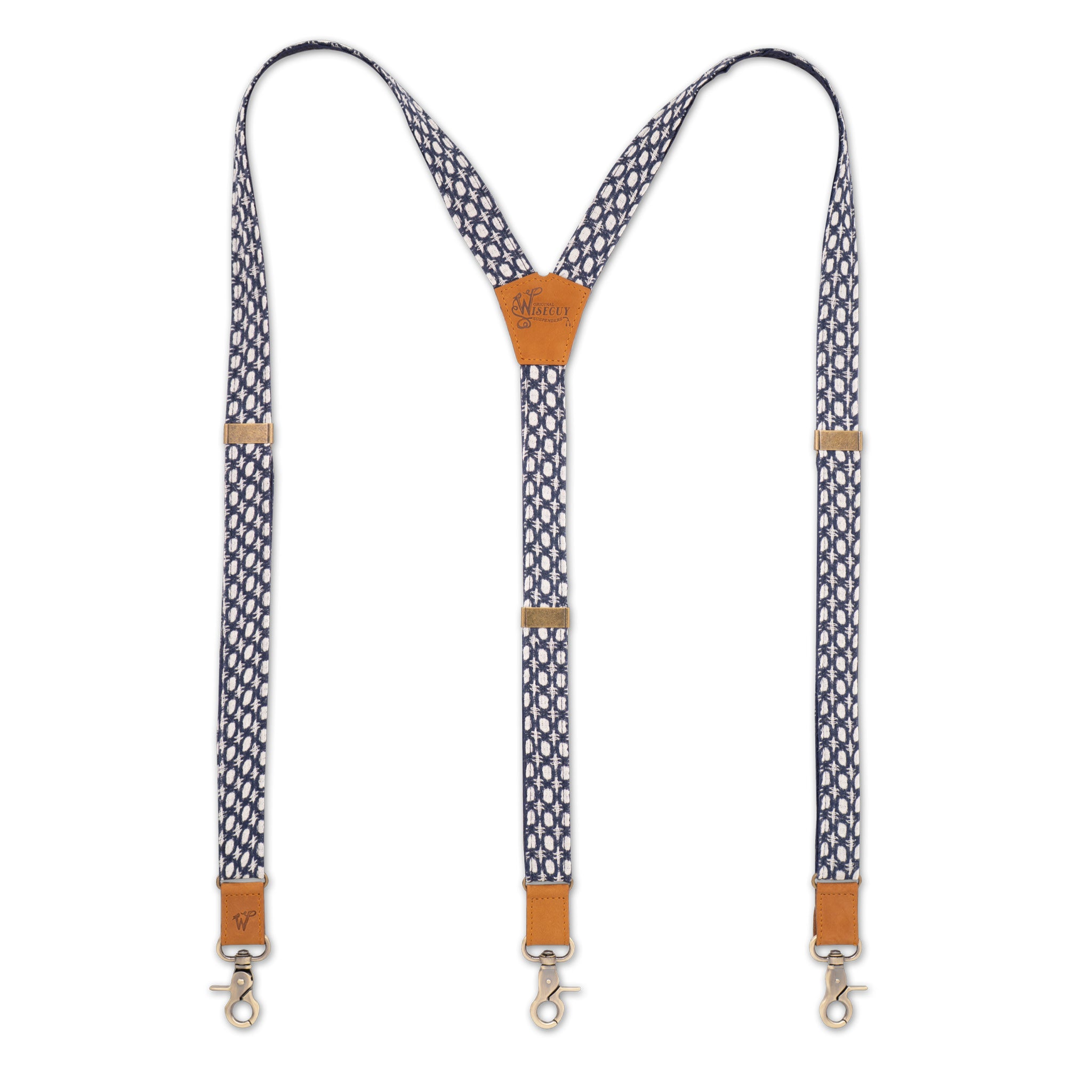 Cotton Silk The Peddler Checkered Slim Suspenders No. G7215