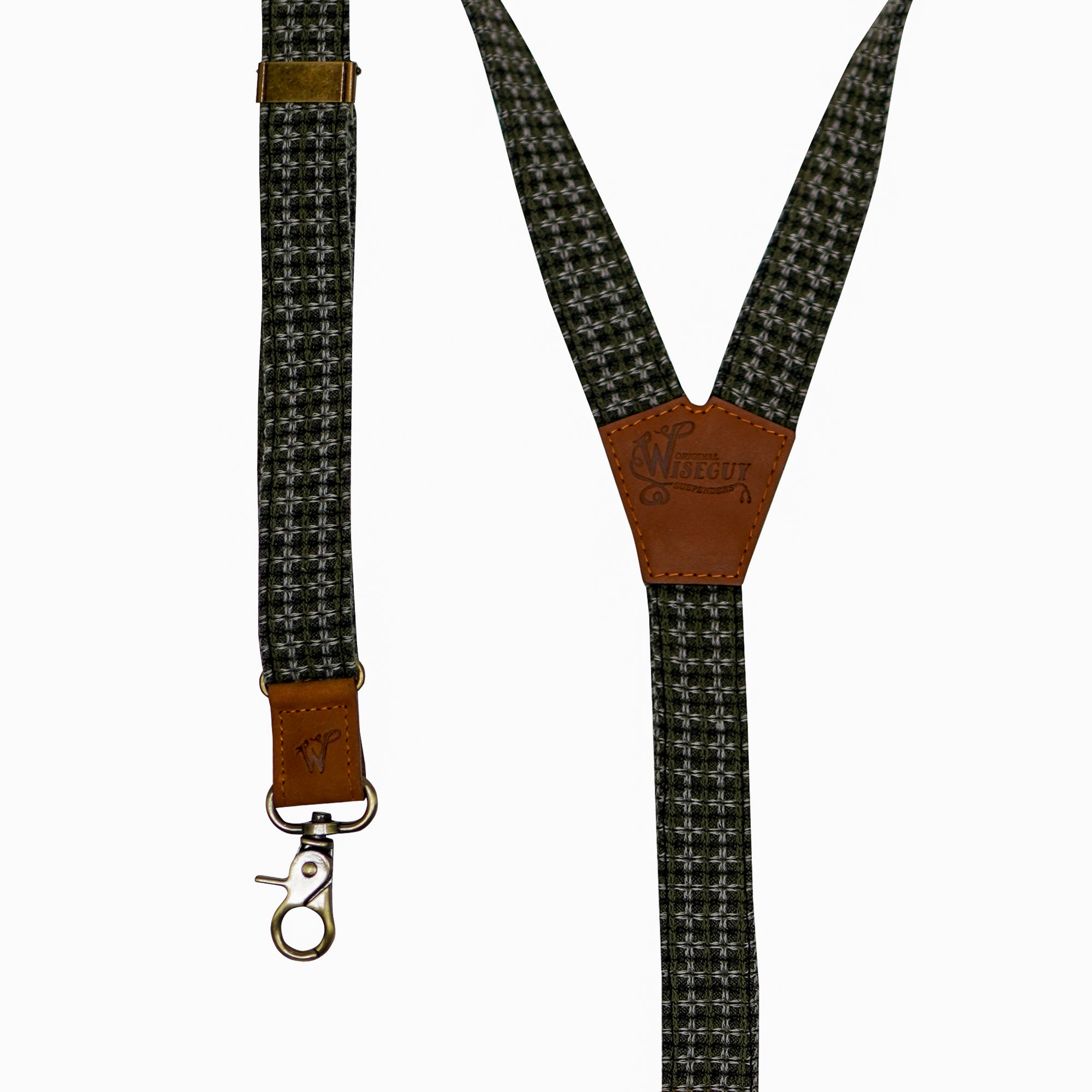 Cotton The Marauder Green Slim Suspenders No. G7212