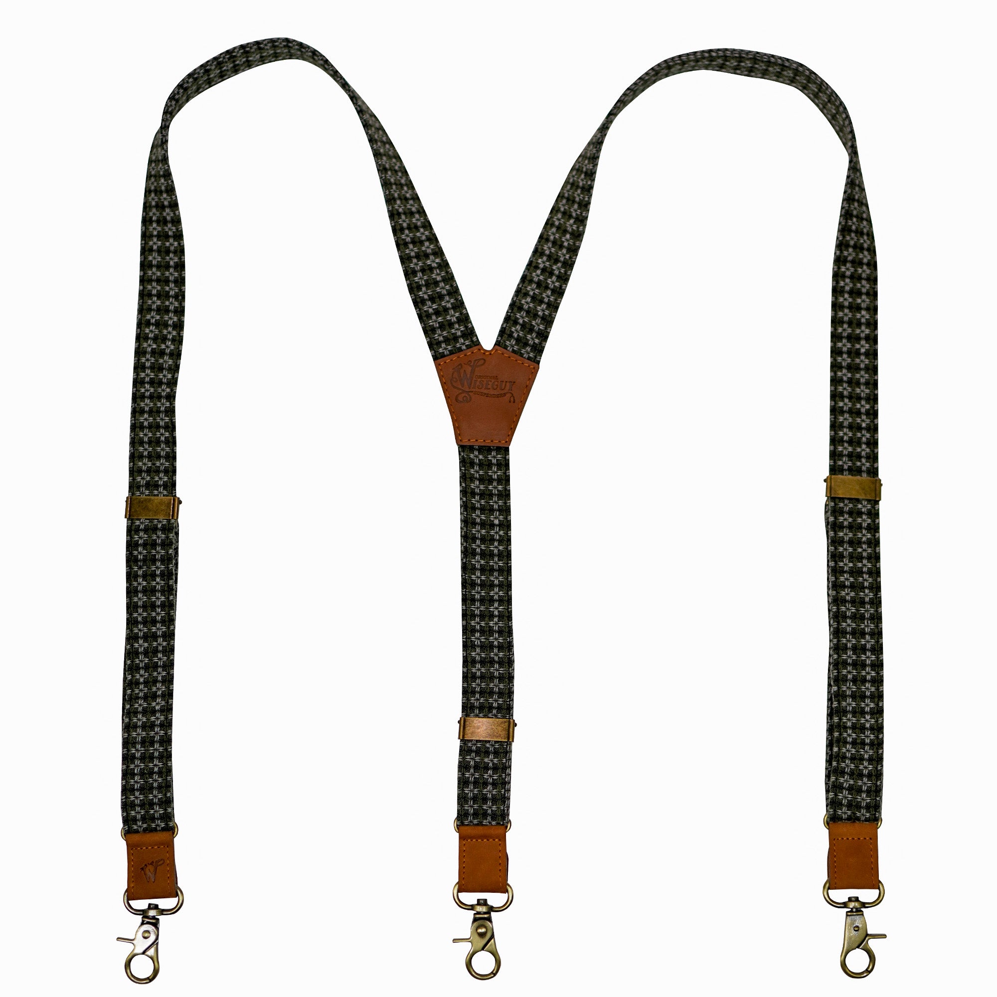 Cotton The Marauder Green Slim Suspenders No. G7212