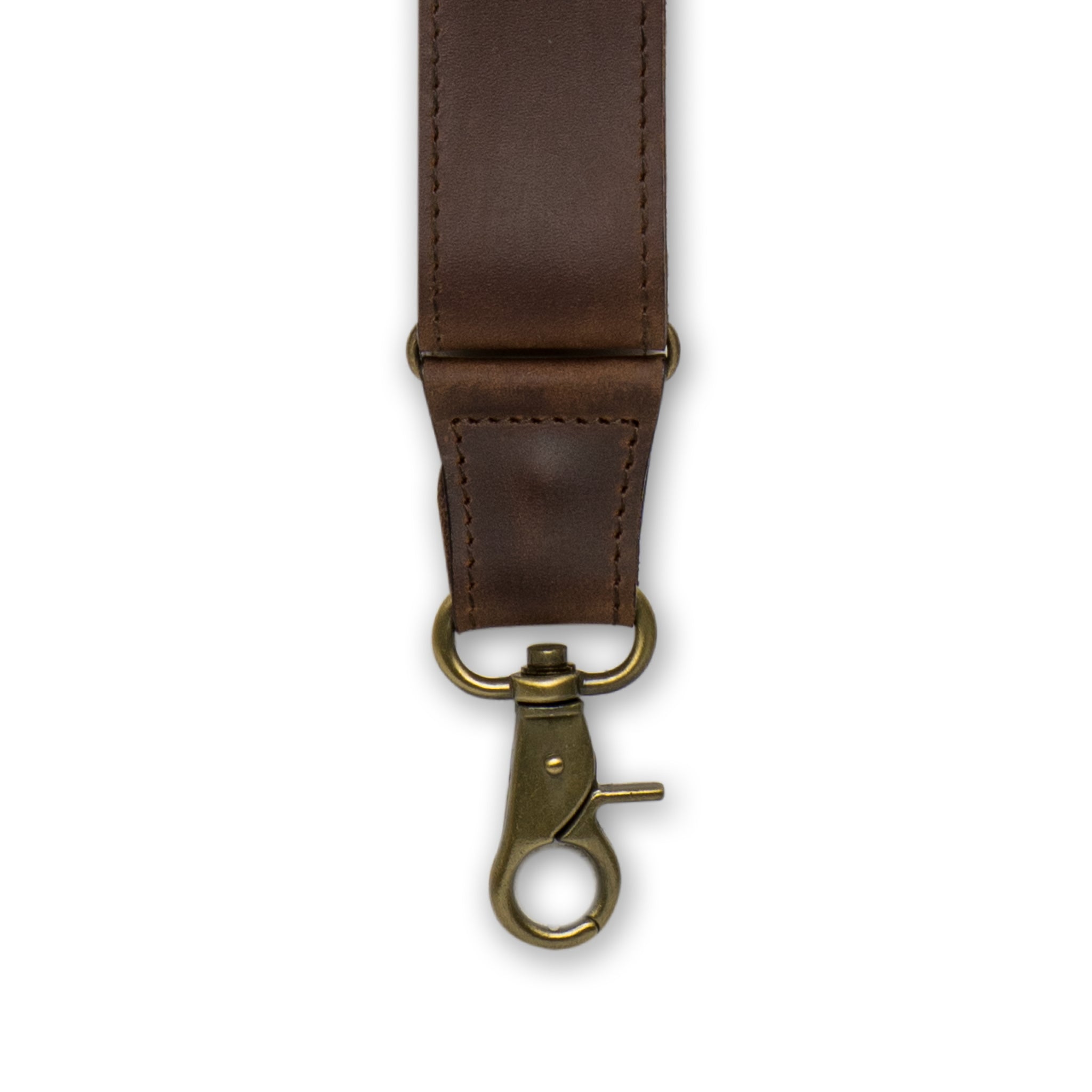Authentic nubuck leather Dark Brown Suspenders – Billy the Kid