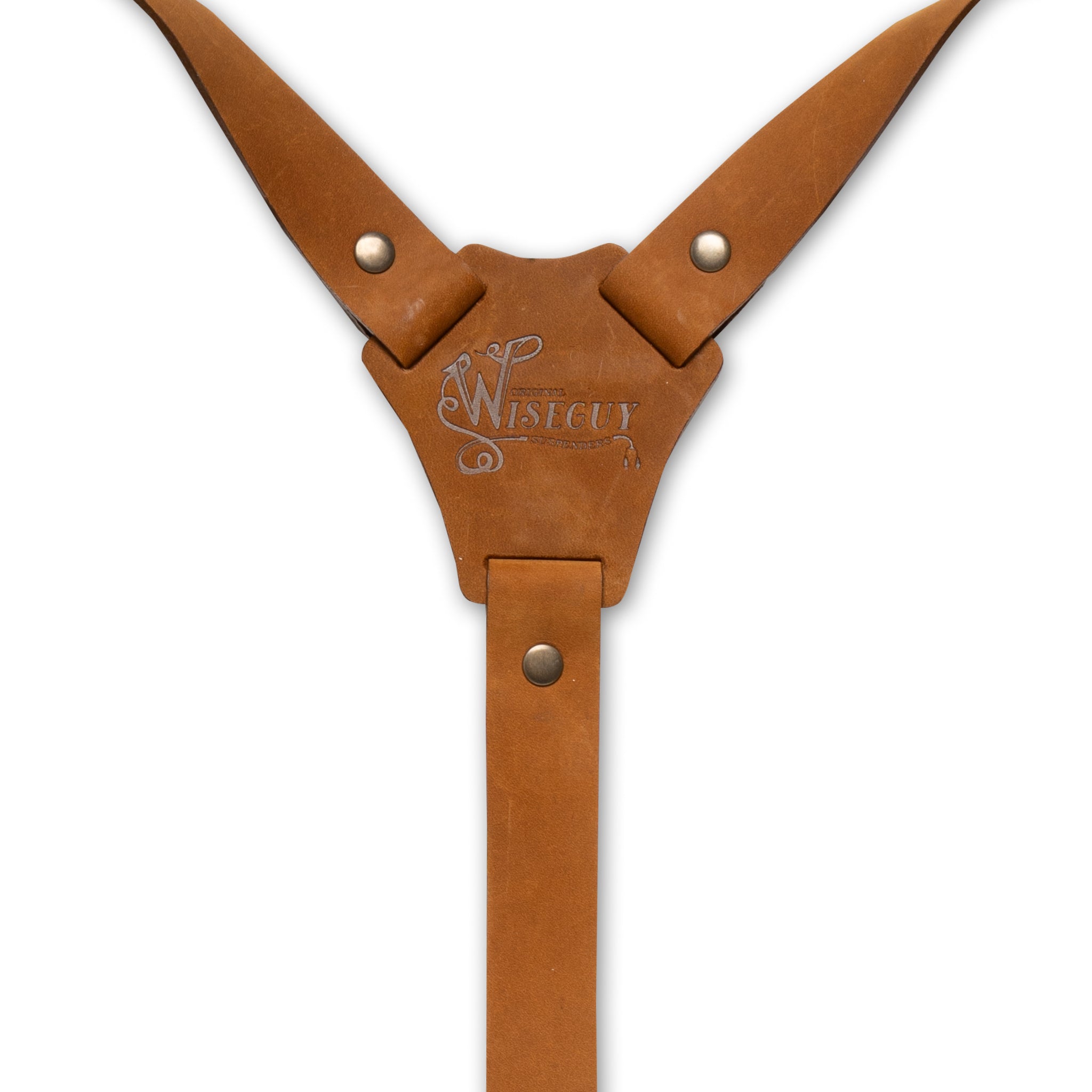 Crazy Horse Camel Brown Slim Suspenders No. L2010