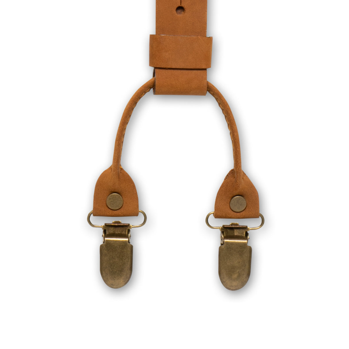 Crazy Horse Camel Brown Slim Suspenders No. L2010