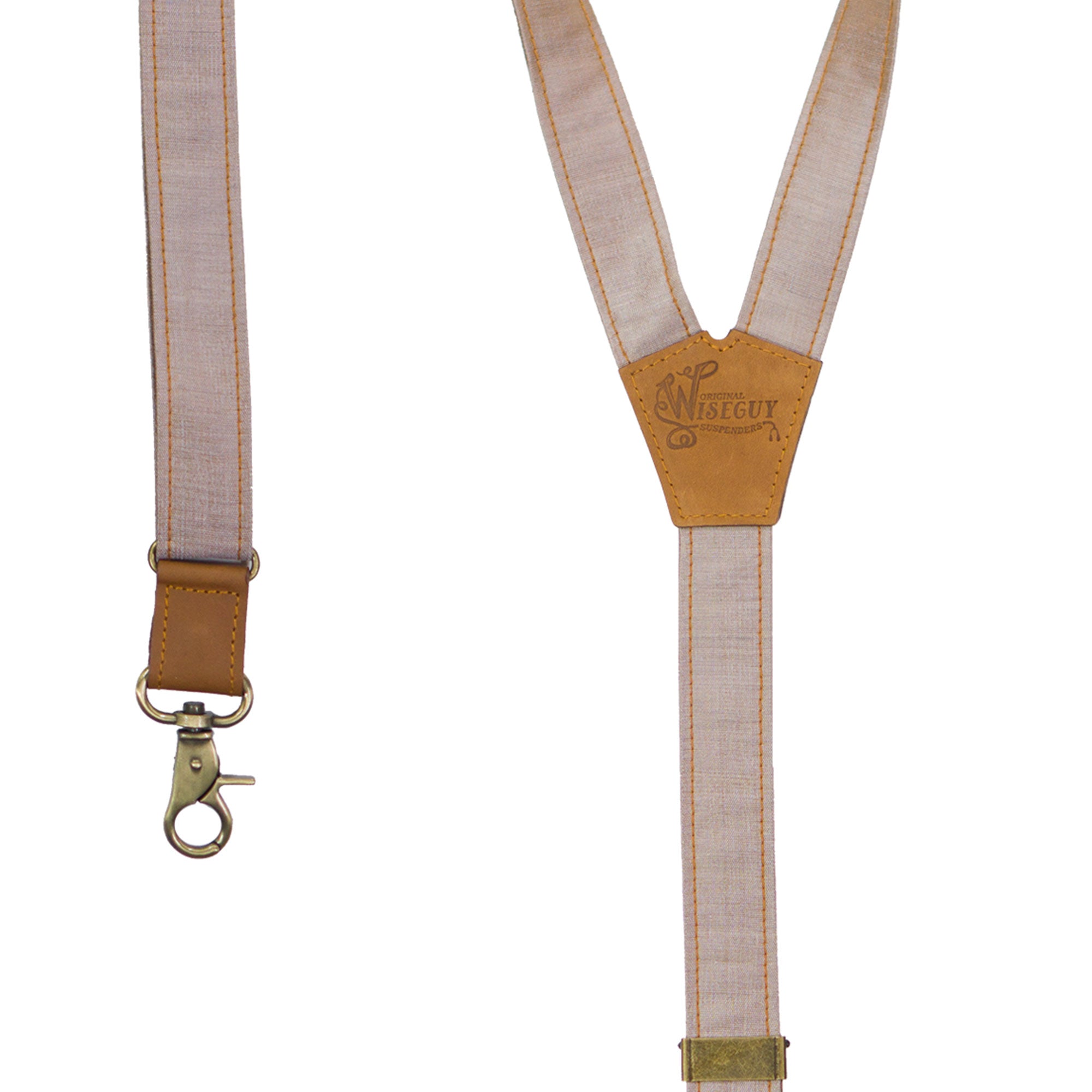 Silk The Warden Copper Slim Suspenders No. G7113