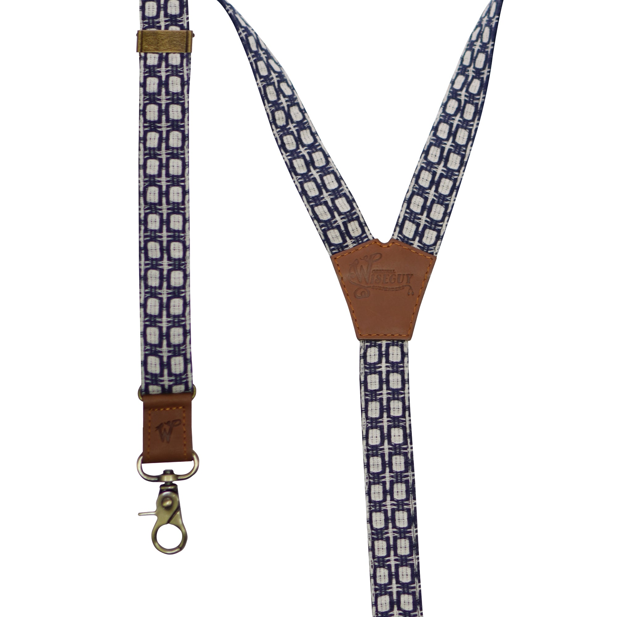 Cotton Silk The Peddler Checkered Slim Suspenders No. G7215