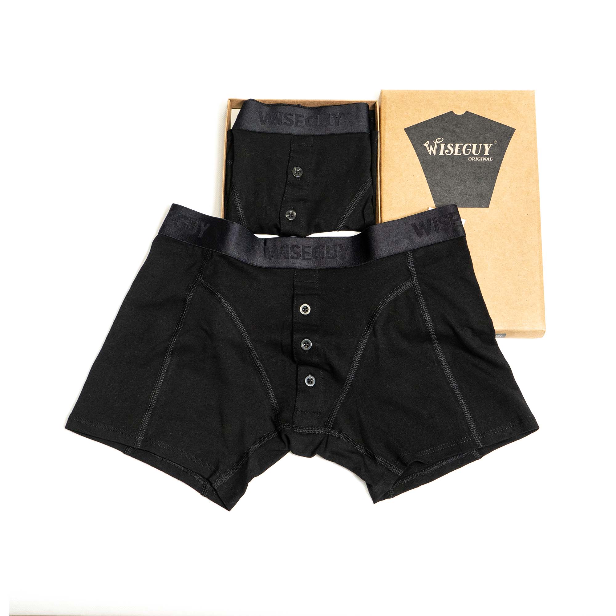 3-Button Organic Cotton Boxer No. D9017