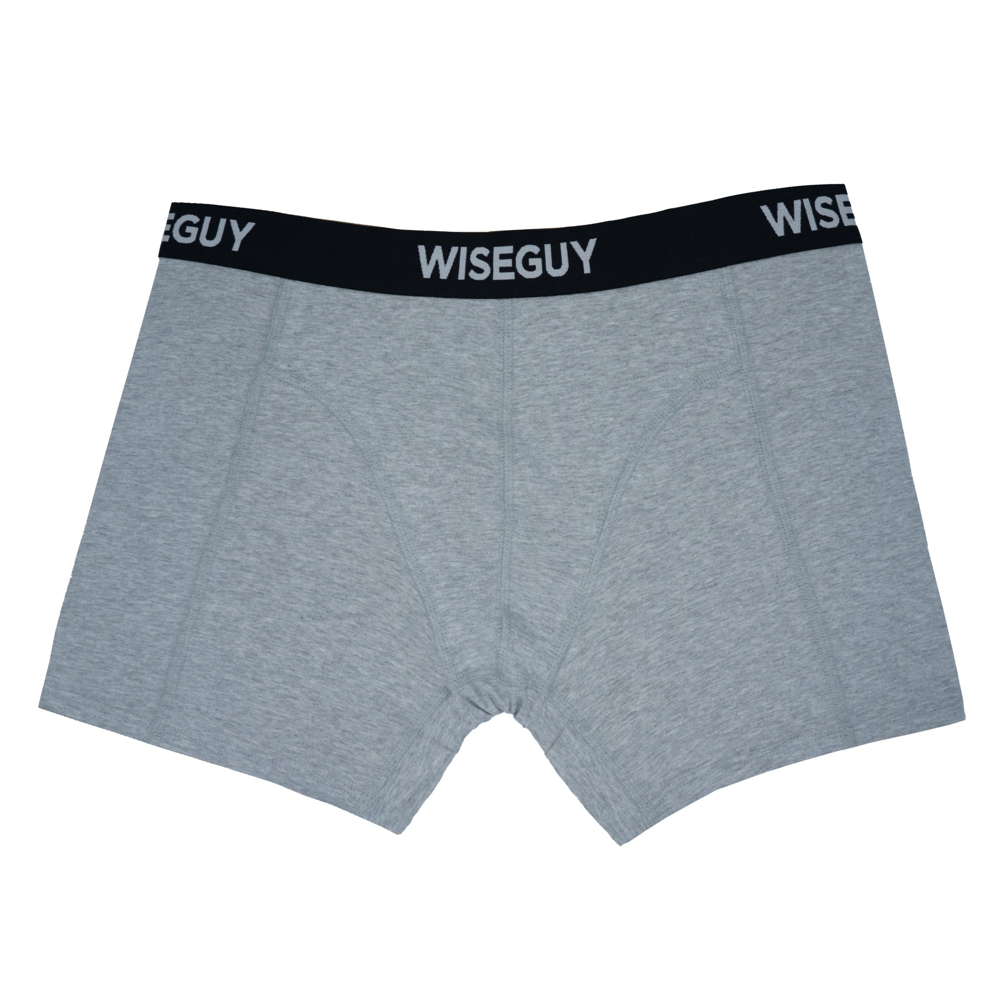 Boxer en coton biologique gris lot de 2 n° D9016