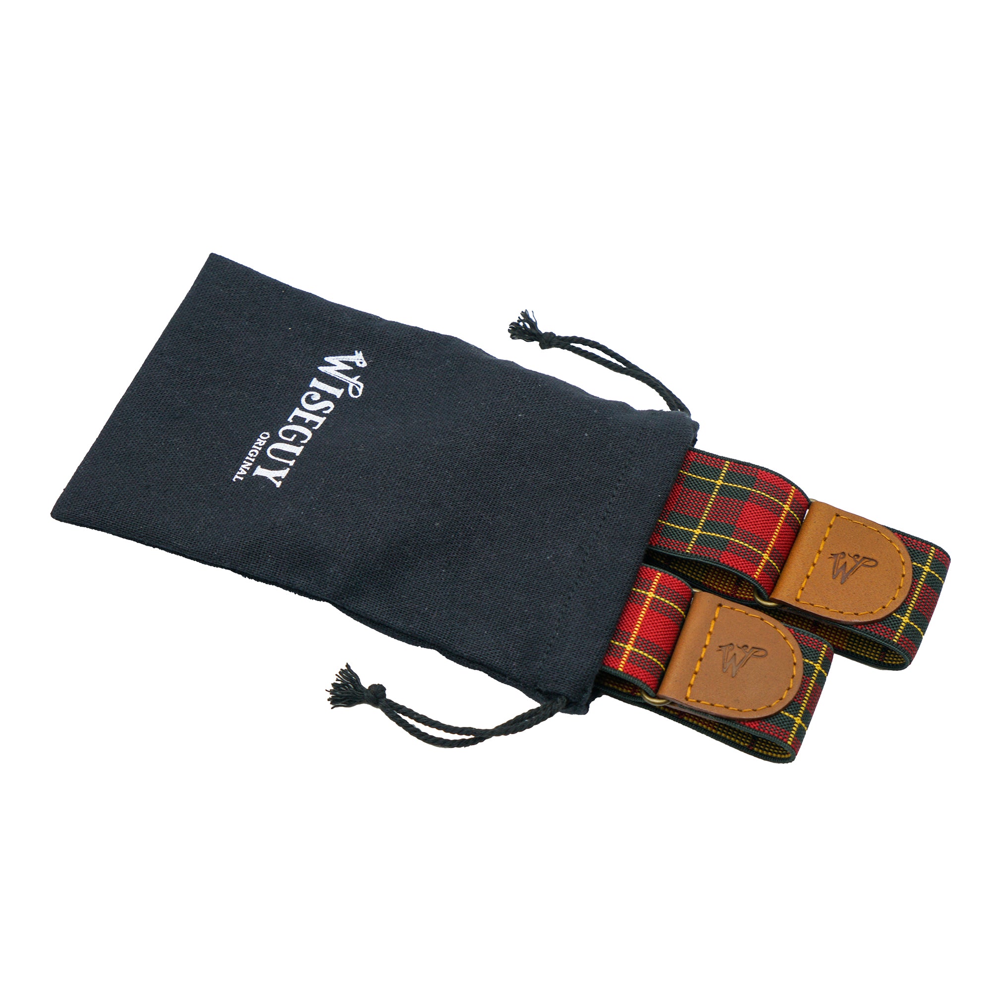 Ärmelhalter Tartan Rot-Grün No. S5413
